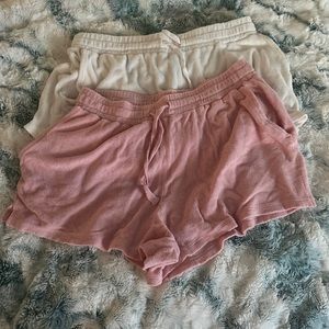 2 PAIR COZY SLEEP SHORTS